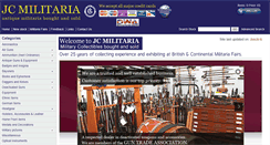 Desktop Screenshot of jcmilitaria.com